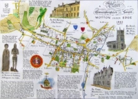 An Historic Map of Wotton - under - Edge